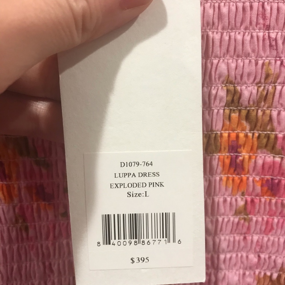 NEW Loveshackfancy Luppa Dress Exploded Pink, Large - Picture 9 of 9